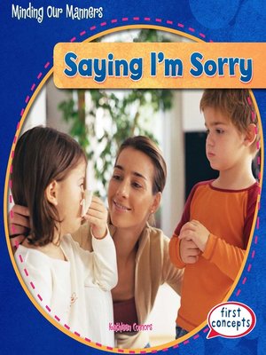 cover image of Saying I'm Sorry